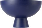 KANZ Clear & Blue Poppy Vase