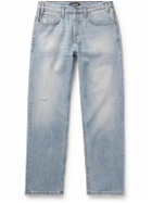 CHERRY LA - Straight-Leg Distressed Jeans - Blue