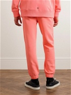 Givenchy - Tapered Logo-Embroidered Cotton-Jersey Sweatpants - Pink