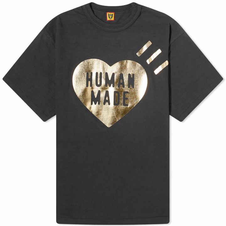 Photo: Human Made Men's Metallic Heart T-Shirt in Black