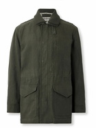 Purdey - Range Cotton and Linen-Blend Parka - Green