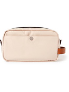 BRUNELLO CUCINELLI - Leather-Trimmed Nylon Wash Bag