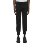 Givenchy Black Front Lace Lounge Pants