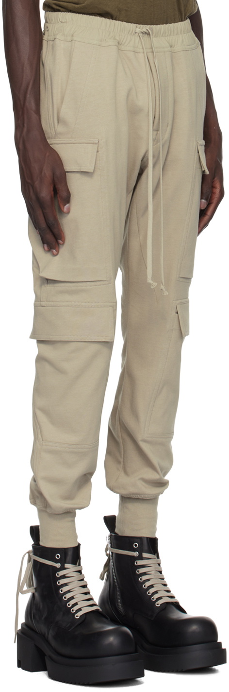 パンツ Rick Owens Porterville Mastodon Rick Owens Black Porterville Mastodon Megacargo Cargo Pants