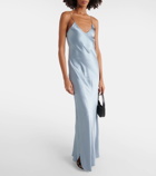 Nili Lotan Cami silk charmeuse gown