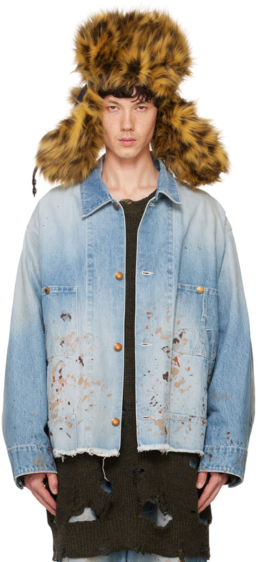 Photo: doublet Blue Cutoff Denim Jacket