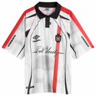 Umbro by Slam Jam Men's 01 03 Polo in White Red