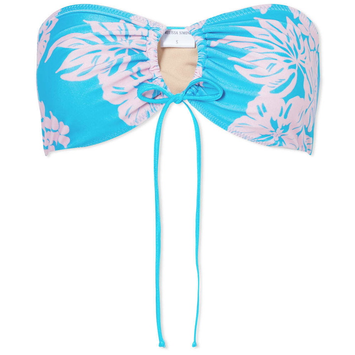Photo: Melissa Simone Aria Floral Bandeau Bikini Top