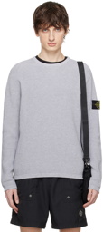 Stone Island Gray Patch Sweater