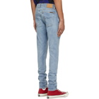 Nudie Jeans Blue Skinny Lin Jeans