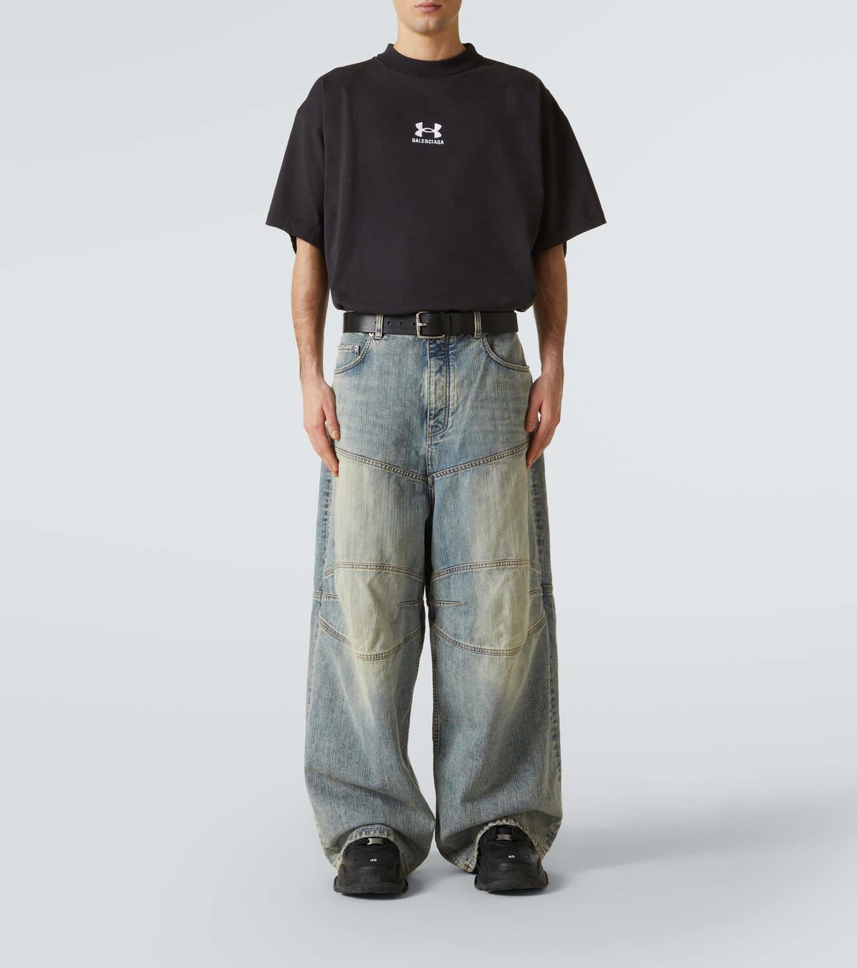 Balenciaga George V wide-leg jeans