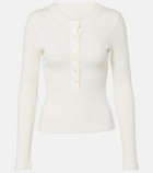 Citizens of Humanity Varra ribbed-knit Henley shirt