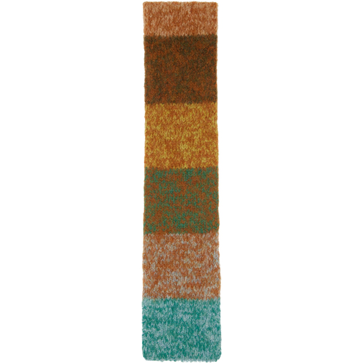 Dries Van Noten Multicolor Alpaca Scarf