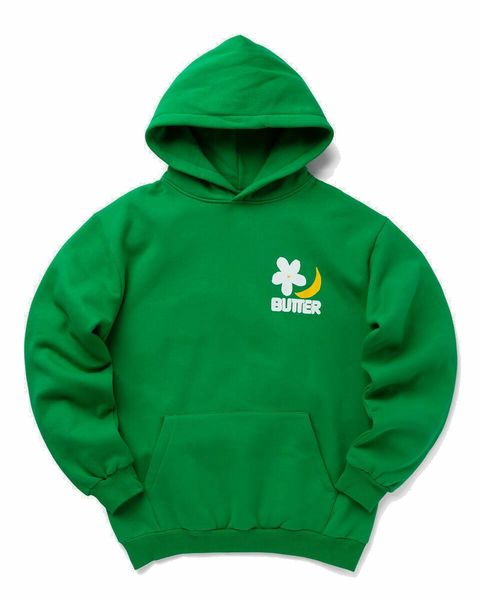 Photo: Butter Goods Simple Materials Pullover Hood Green - Mens - Hoodies