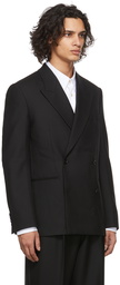 mfpen Black Double-Breasted Blazer