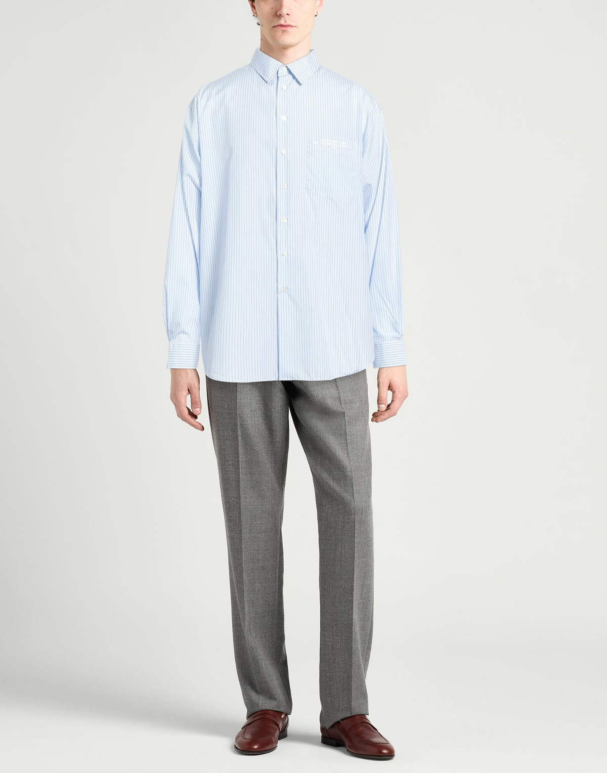 Dior Mens Shirt Sky in Blue