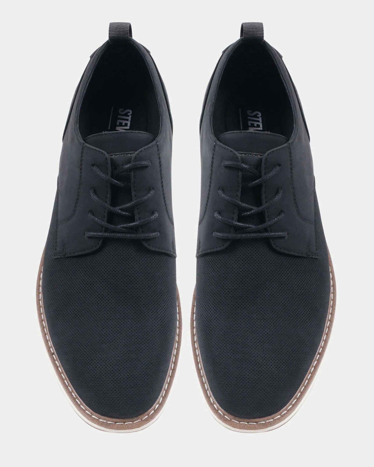 Steve Madden Bradock Casual Shoes in Black Nubuck