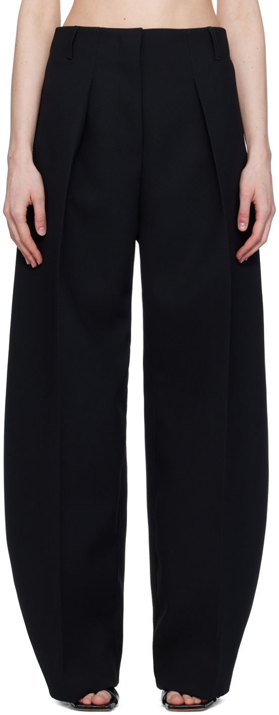 JACQUEMUS Black Les Sculptures 'Le pantalon Ovalo' Trousers