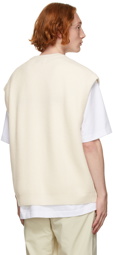 Solid Homme Off-White Sleeveless Crewneck
