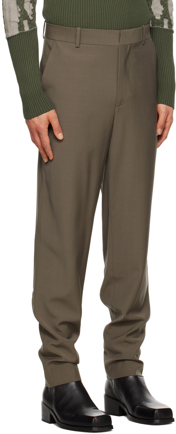 Steven Passaro Taupe Four-Pocket Trousers