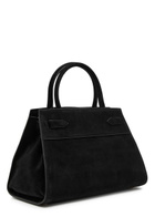 Veronica Beard Dash Suede top Handle bag - Black - One Size
