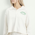 Calvin Klein Women's Logo Cotton Jersey Polo in Tofu