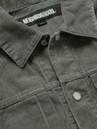 Neighborhood - Savage Cotton-Corduroy Trucker Jacket - Gray