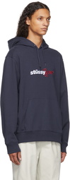 Stüssy Navy Sport Embroidered Hoodie