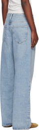 AGOLDE Blue Low Slung Baggy 30.5 Jeans