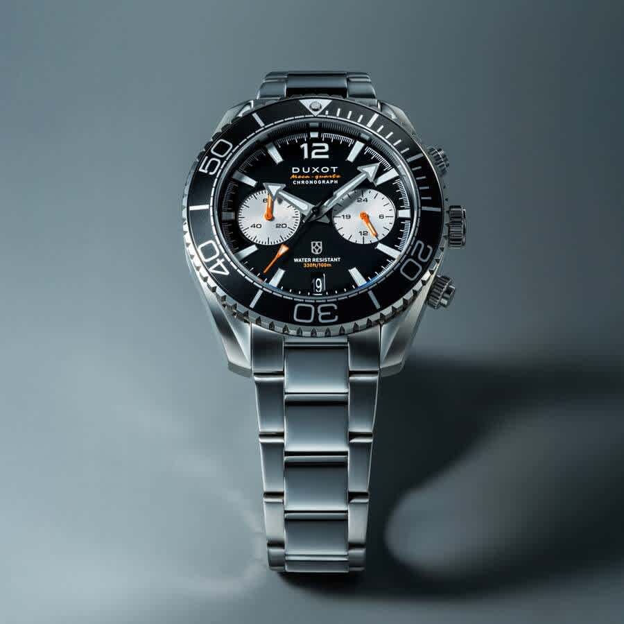 Duxot Tiburon Chronograph Quartz Black Dial Mens Watch DX-2062-33