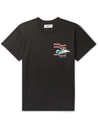 Pasadena Leisure Club - Water Sports Printed Cotton-Jersey T-Shirt - Black