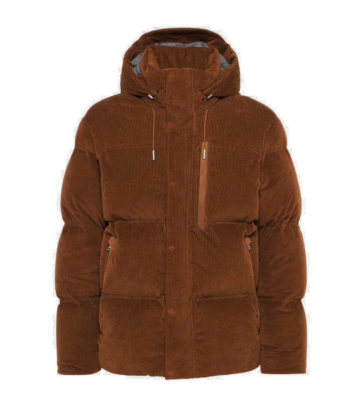 Photo: Zegna Cotton and cashmere corduroy down jacket