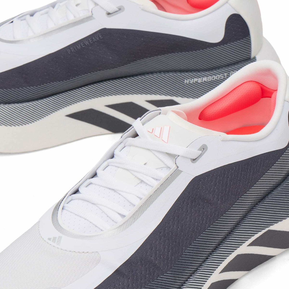 Adidas Men's Hyperboost Edge Sneaker in Ftwr White/Aurora Onix/Solar Turbo