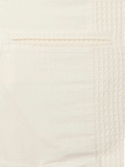 BODE - Shawl-Collar Embellished Waffle-Knit Cotton Blazer - Neutrals