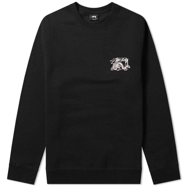 Photo: Stussy Dynasty Crew Sweat Black