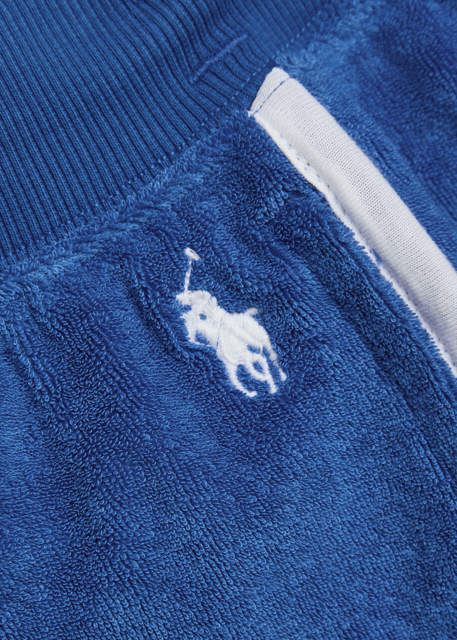 Polo Ralph Lauren Logo-embroidered Terry Shorts Blue