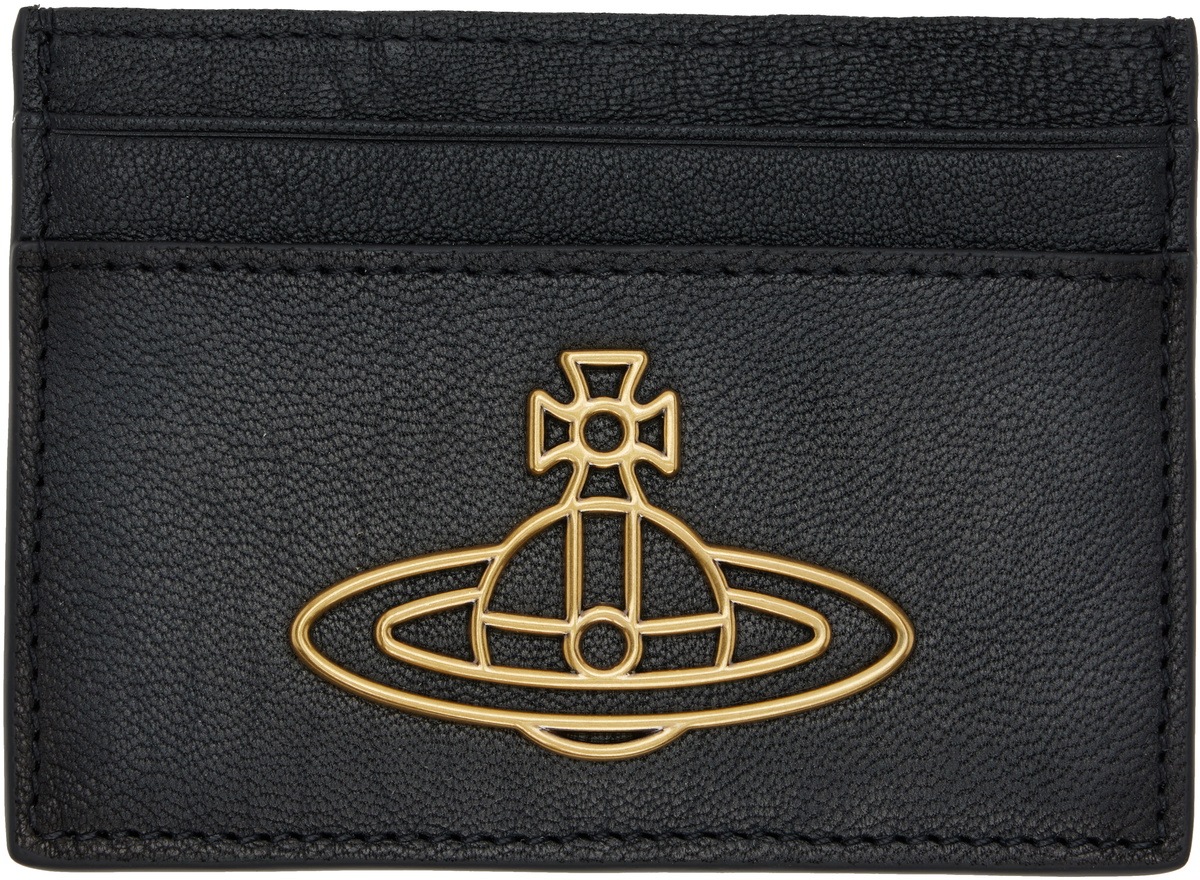 Vivienne Westwood Black Flap Card Holder Vivienne Westwood