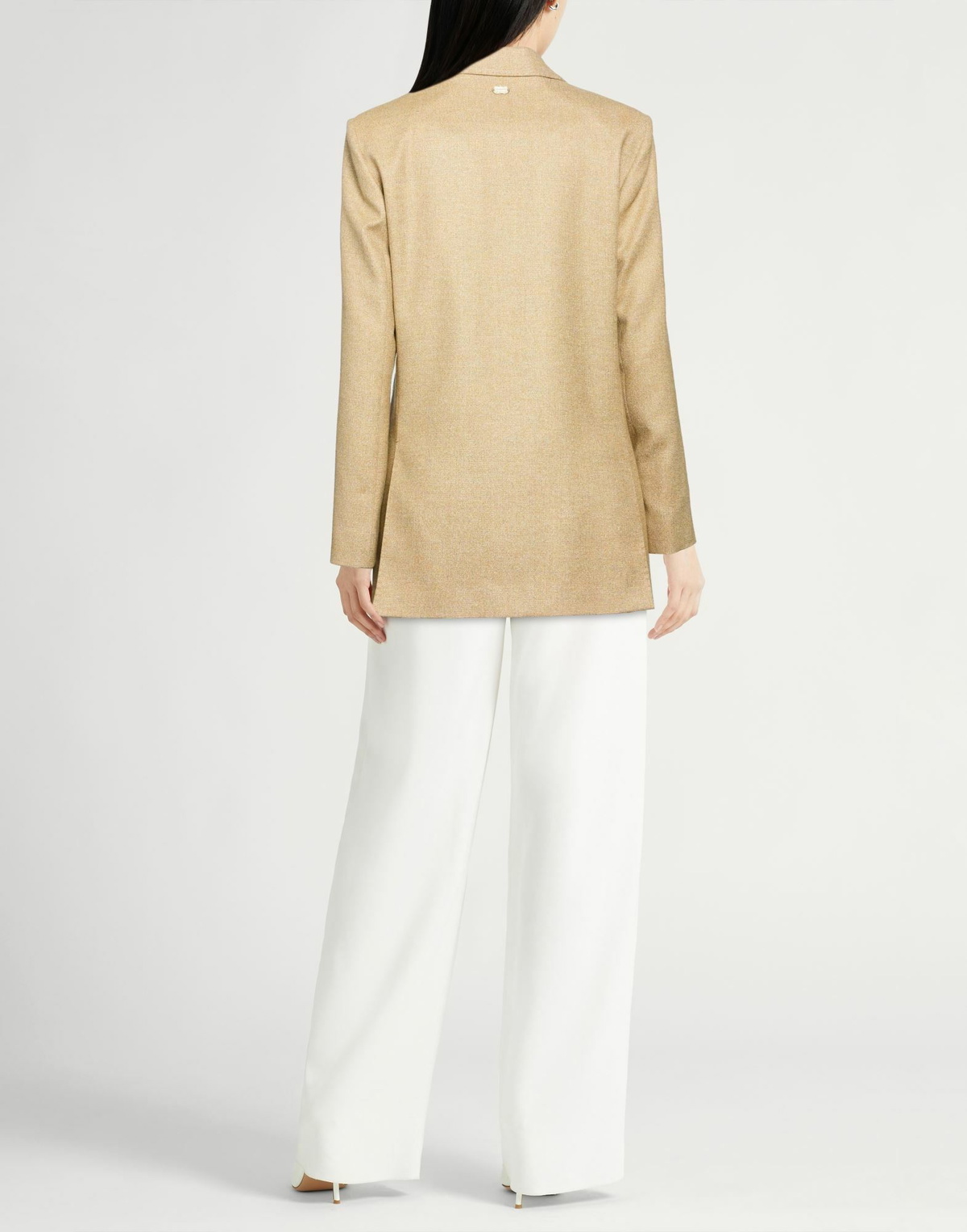 Agnona Womens Blazer in Beige