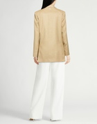Agnona Womens Blazer in Beige