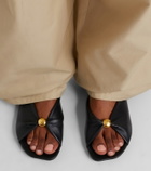 Loewe Paula's Ibiza Pebble leather slides