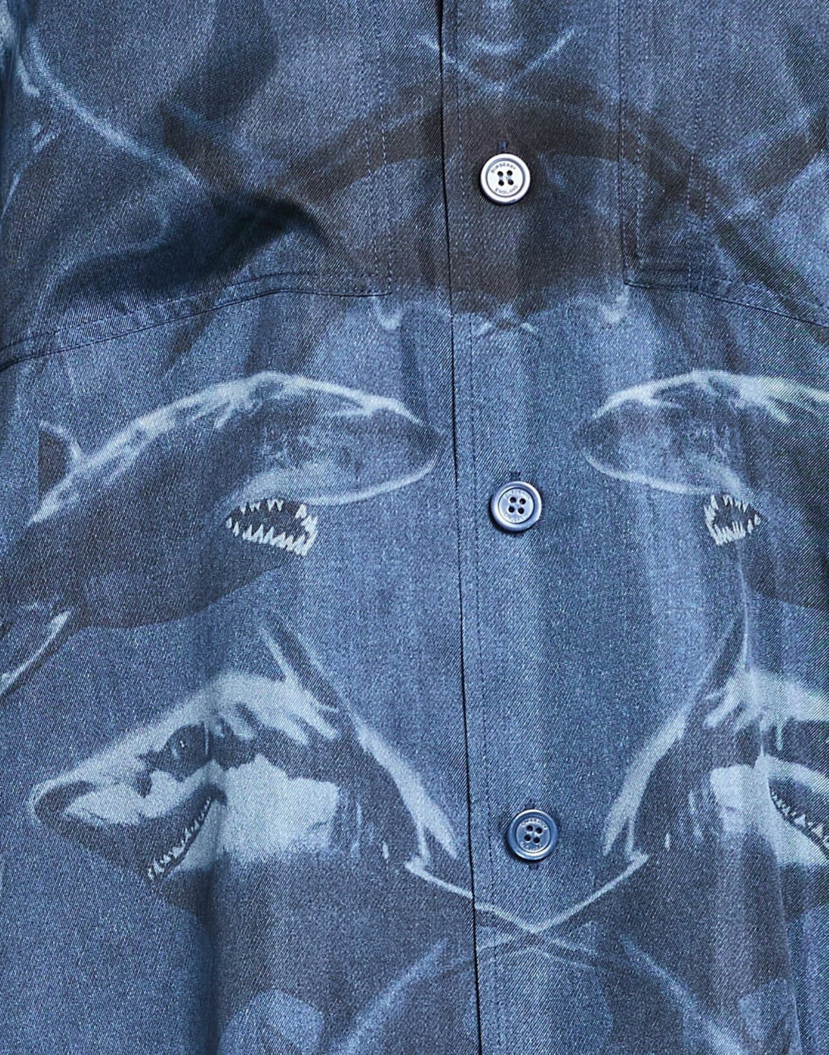 Burberry Mens Shirt in Navy