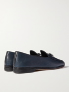 RUBINACCI - Marphy Leather Tasselled Loafers - Blue - EU 40