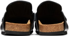 JW Anderson Black Leather Mule Loafers