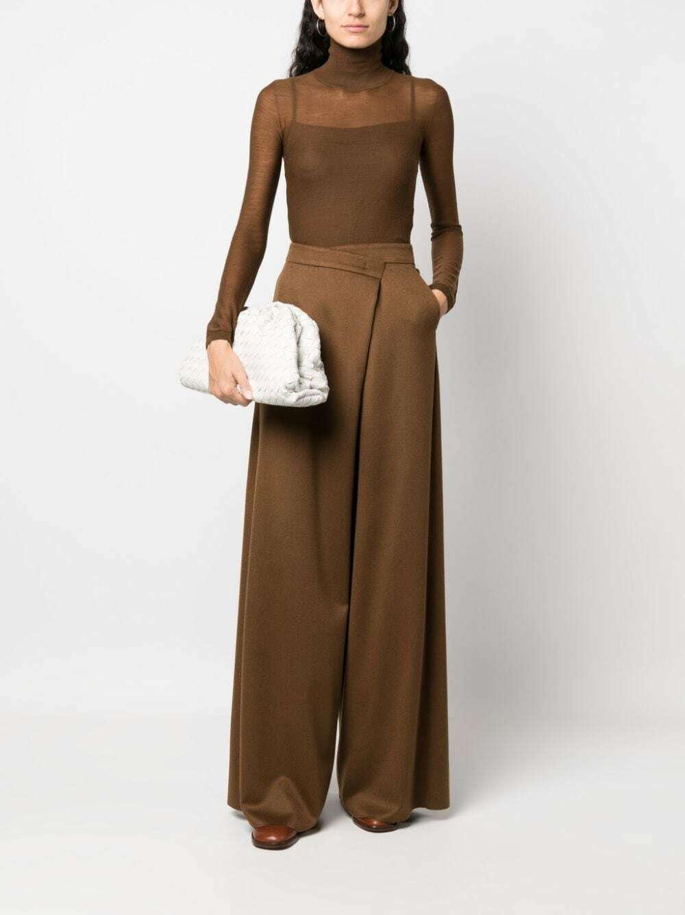 MAX MARA - Semi-sheer Turtleneck Jumper