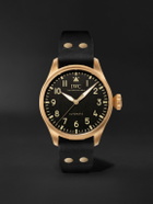 IWC Schaffhausen - Big Pilot's 43 MR PORTER Edition 1 Limited-Edition Automatic Bronze and Alcantara Watch, Ref. IW329703 - Black