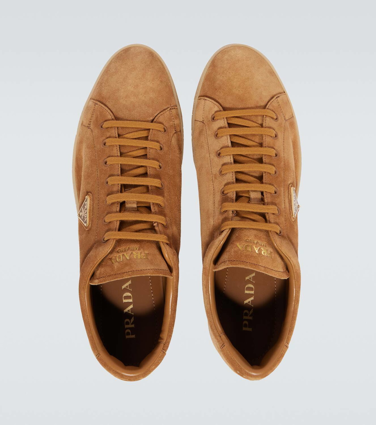 Prada Logo suede sneakers Prada