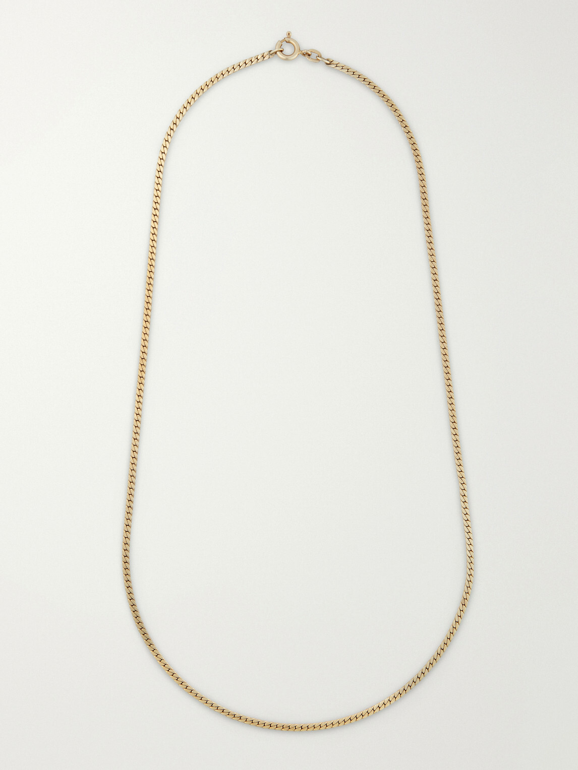 FOUNDWELL - Vintage 1970s 14-Karat Gold Necklace - Gold