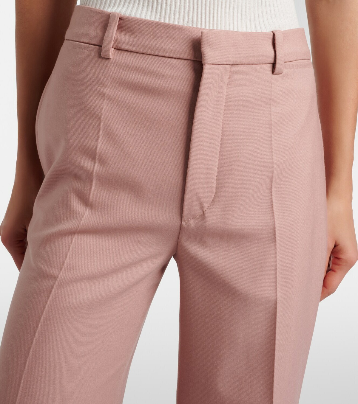 Chloé Virgin wool flared pants