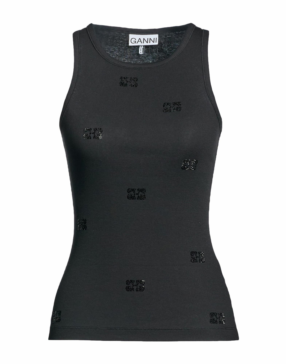 Ganni Womens Top in Black