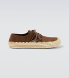 Loewe Rio suede lace-up shoes